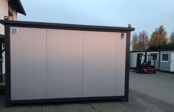 Büroinhalt 5×2,20 mit Sanitärinstallationen