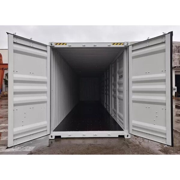 40-Fuß-High-Cube-Container mit vollem Zugang, schwarz