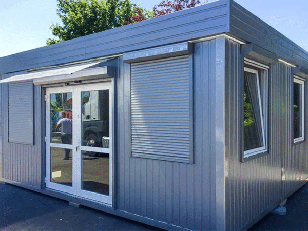 Verkaufscontainer VP1 (29,4 m²)