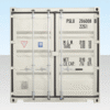 1008-SALE-20FT-STD-ONE-TRIP-RAL-9003-front-1024x683-1-1-1-1.png 20 Fuß hoher Container (einmalig) Dunkelgrün (RAL 6007) 20