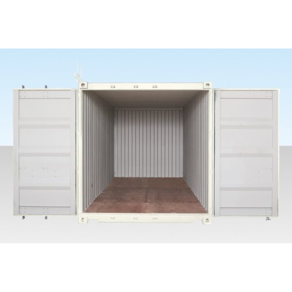 1008-SALE-20FT-STD-ONE-TRIP-RAL-9003-front-open-1-1024x1024-1-1.jpg 20 Fuß hoher Container (einmalig) Dunkelgrün (RAL 6007) 20