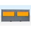 Container-Café-Bar, 6 Meter, 2 x Frontbedienklappe