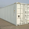40-Fuß-High-Cube-Wohnwagen, weiß
