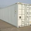 40-Fuß-High-Cube-Wohnwagen, weiß