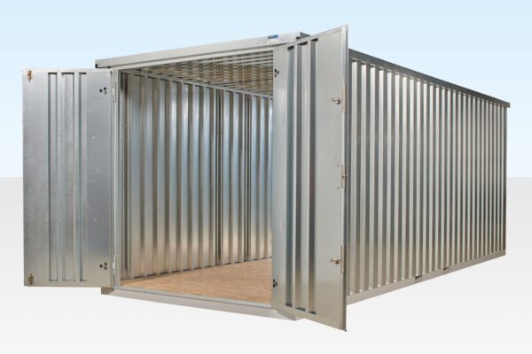 Lagercontainer 6m XL (flach verpackt) – verzinkt