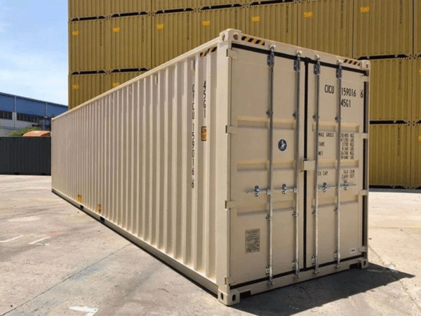 Standardmäßiger 40-Fuß-Container der Klasse A (weiß)