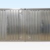 Container-Set mit Flachseitenkupplung 3 m x 4,2 m (verzinkt XL)