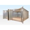 Container-Set mit Flachseitenkupplung 3 m x 4,2 m (verzinkt XL)