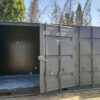 20-Fuß-Container mit offener Seite / Vollzugriff, schwarz