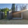 20-Fuß-Container mit offener Seite / Vollzugriff, schwarz