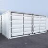 20-Fuß-Container mit offener Seite / Vollzugang, weiß
