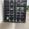 20-Fuß-Lagercontainer, Selbstlagerungscontainer, Schwarz
