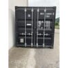 20-Fuß-Lagercontainer, Selbstlagerungscontainer, Schwarz