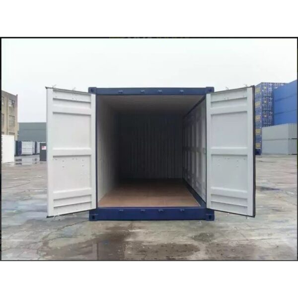 20-Fuß-Container mit offener Seite / Vollzugriff, blau 1