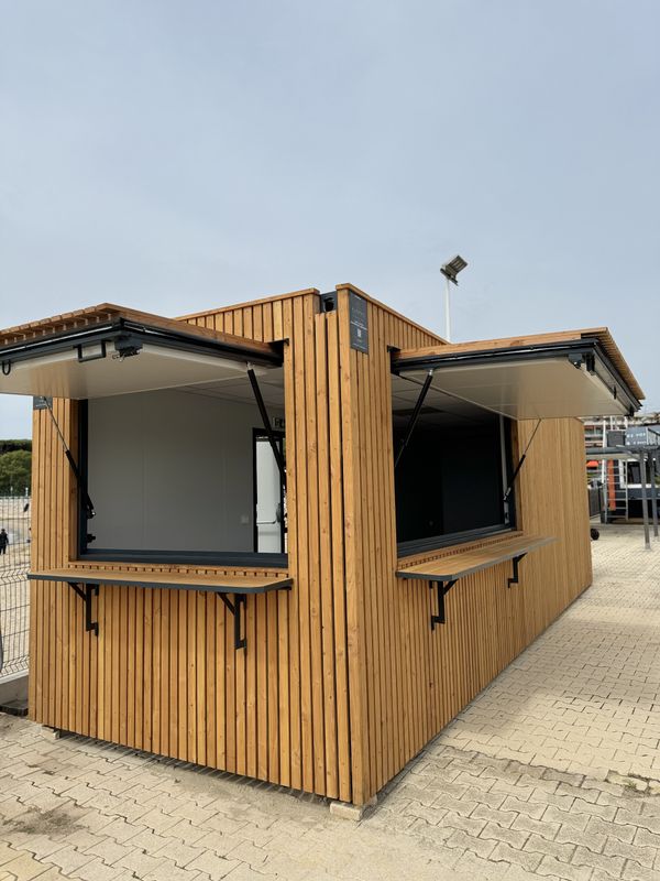Containerladen (Imbisskiosk – Büro – Verkaufsfläche – Guinguette)