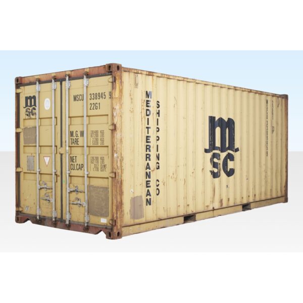 20-Fuß-Gebrauchtcontainer, günstig – wind- und wasserdicht