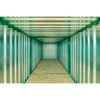 Flache Containerverpackung 8 m x 2,1 m mit Endverbindern (pulverbeschichtet)