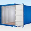 20-Fuß-Self-Storage-Container mit Bambus BLAU (RAL 5010)