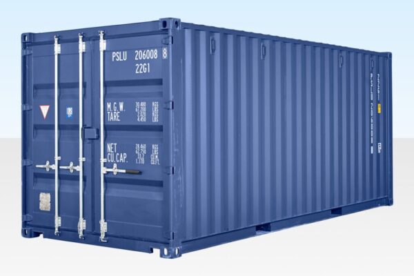 20-Fuß-Container (Einweg) Blau (RAL 5013)