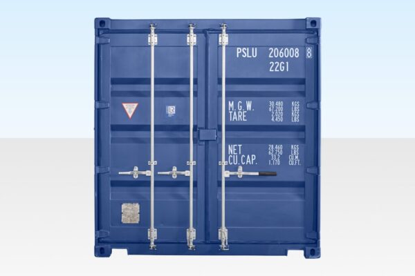 20-Fuß-Container (Einweg) Blau (RAL 5013)