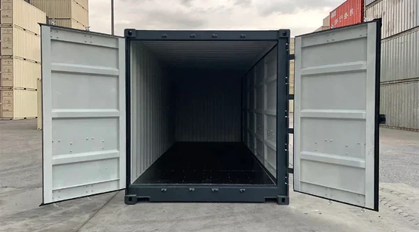 20-Fuß-HC-Container mit seitlicher Öffnung, Grau – Neu