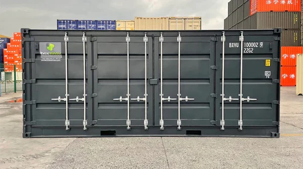 20-Fuß-HC-Container mit seitlicher Öffnung, Grau – Neu