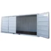 20-Fuß-Container mit offener Seite/Vollzugang, weiß, neu