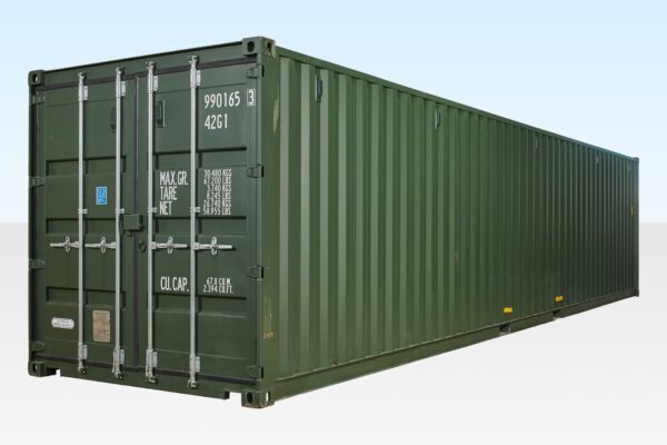 40-Fuß-High-Cube-Schrank, weiß, mit seitlicher Öffnung – Neu