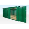 Containerset mit flachen Seitenwänden, 3 m x 4,2 m (pulverbeschichtet)