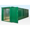 Flache Containerverpackung 8 m x 2,1 m mit Endverbindern (pulverbeschichtet)