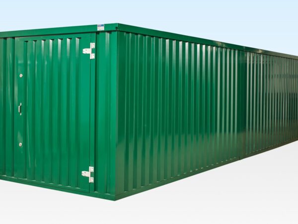 Flache Behälterverpackung 6 m x 2,1 m mit Endverbindern (pulverbeschichtet)