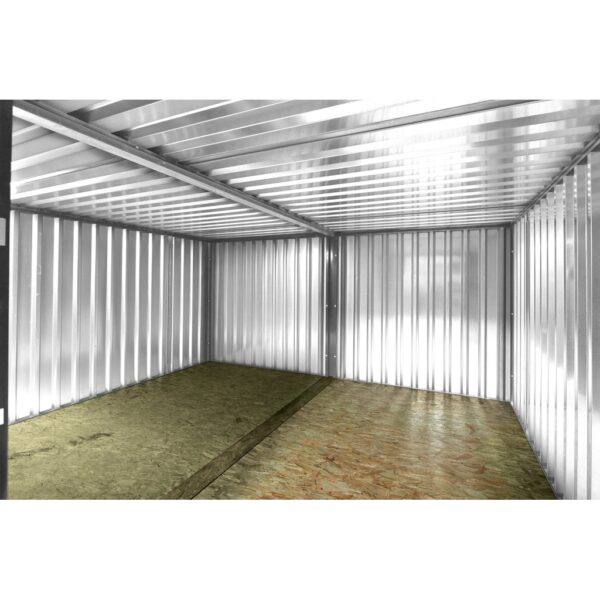 Containersatz mit Flachseitenkupplung von 4 m x 4,2 m (verzinkt)
