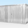Containersatz mit Flachseitenkupplung von 4 m x 4,2 m (verzinkt)