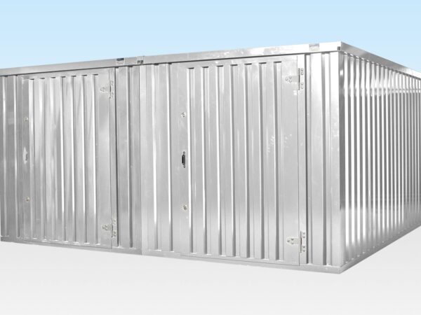 Containersatz mit Flachseitenkupplung von 4 m x 4,2 m (verzinkt)