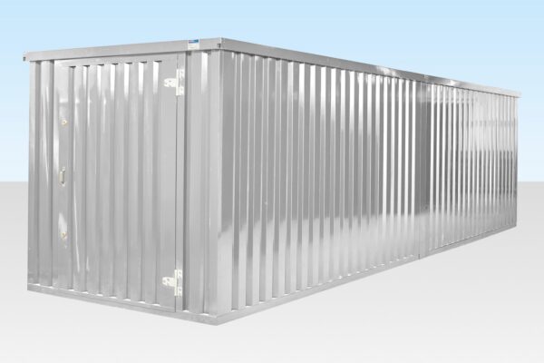 Containerverpackung 8 m x 2,1 m mit Kupplung an den Enden (verzinkt)