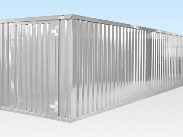 Containerverpackung 8 m x 2,1 m mit Kupplung an den Enden (verzinkt)