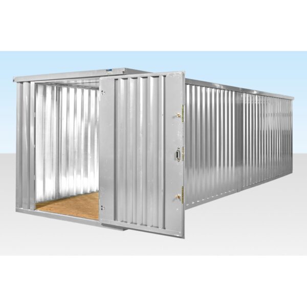 Containerverpackung 8 m x 2,1 m mit Kupplung an den Enden (verzinkt)