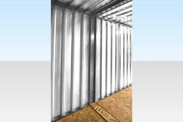 Containerverpackung 6 m x 2,1 m mit Kupplung an den Enden (verzinkt)