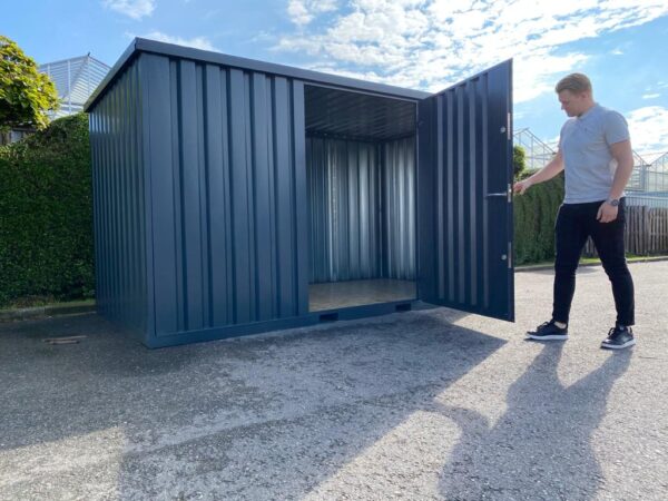 10-Fuß-Demontagecontainer, Anthrazit, RAL 7016 LL