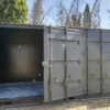 20-Fuß-Container mit offener Seite / Vollzugriff, schwarz