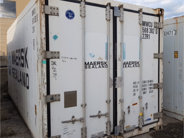 Kühlcontainer, 20 Fuß, Klasse B, max. Zuladung 27500 kg