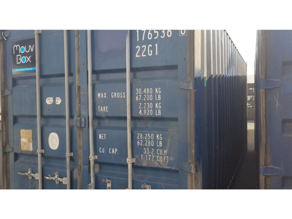 20′ Dry B-Class Blue / Devcont 20 B+ 20