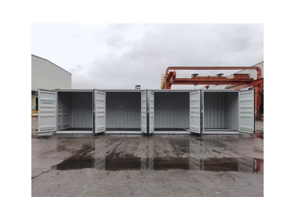 40-Fuß-High-Cube-Container mit vollem Zugang, schwarz