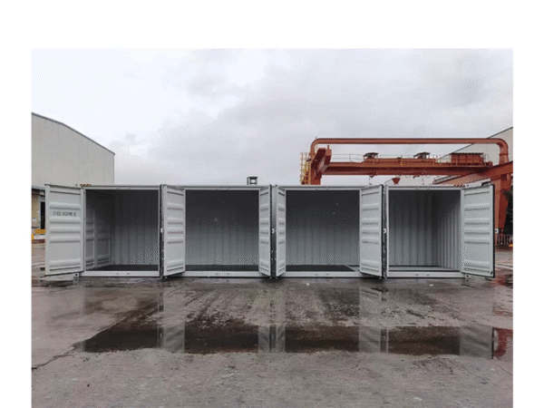 40-Fuß-High-Cube-Container mit vollem Zugang, schwarz