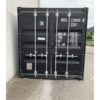 20-Fuß-Lagercontainer, Selbstlagerungscontainer, Schwarz