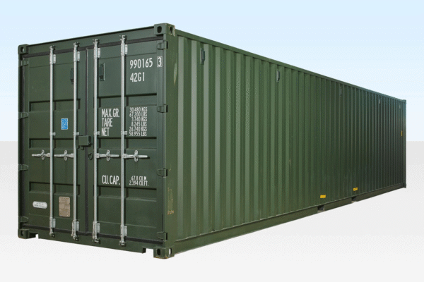 40-Fuß-High-Cube-Schrank, weiß, mit seitlicher Öffnung – Neu