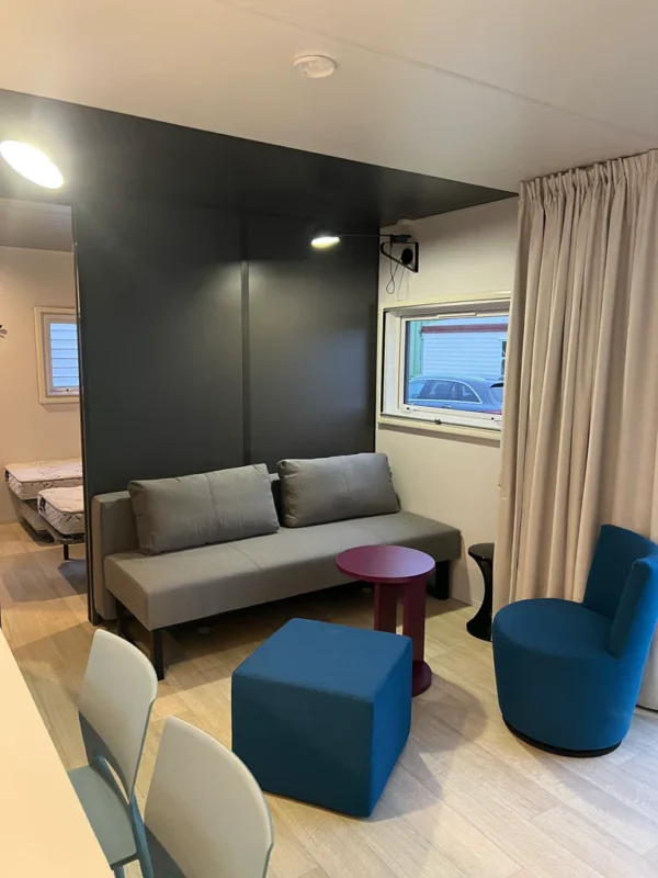 Neuer mobiler Container mit 2 Räumen, 40 m²