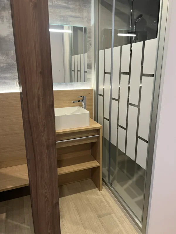 Neuer mobiler Container mit 2 Räumen, 40 m²