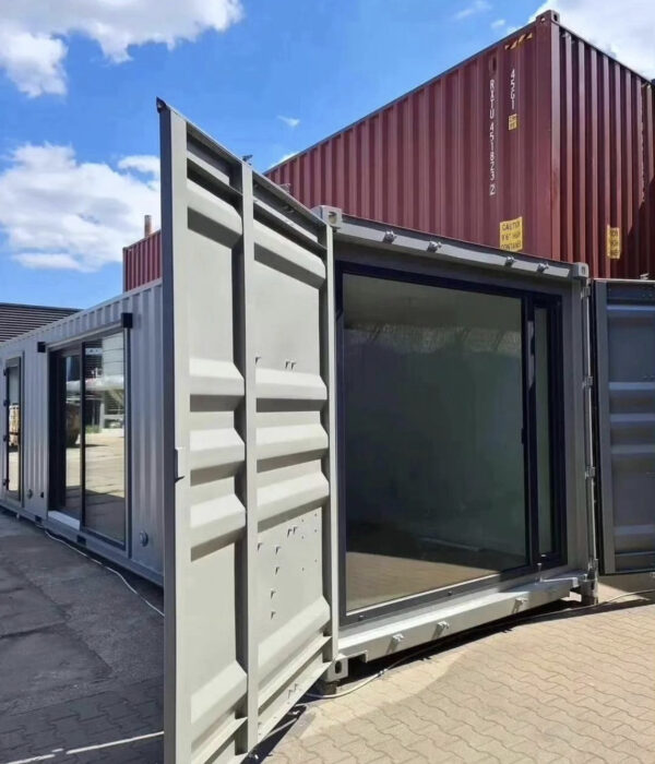12-Meter-Containerhaus / Abmessungen: 12 x 2,4 Meter, Gewicht: 4.100 kg