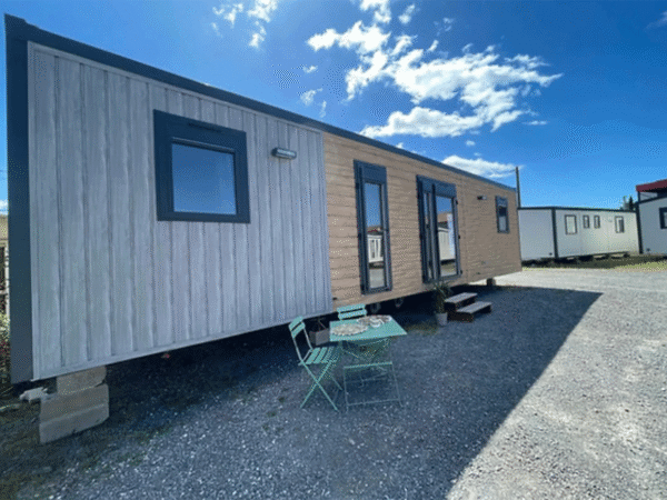 Schlafzimmer im Louisiana Ponant Mobilheim (40 m²) 3